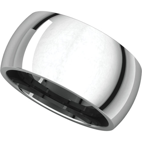 Sterling Silver 12mm Comfort Fit Band, Size 5.5
