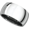 Sterling Silver 10mm Comfort Fit Band, Size 5