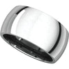 Comfort-Fit Wedding Band Ring in Sterling Silver ( Size 4 )
