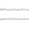 6 mm Heart Link Necklace in Sterling Silver ( 20.00 Inch )