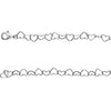 6 mm Heart Link Necklace in Sterling Silver ( 18.00-Inch )