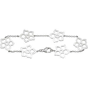 Sterling Silver Forget Me Not Bracelet