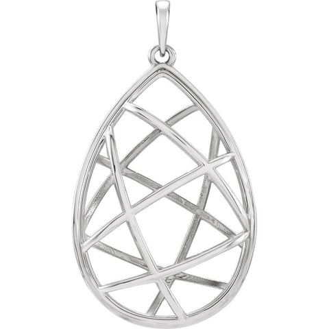 14k White Gold Nest Design
