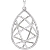 14K White Gold Nest Design