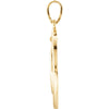 14k Yellow Gold Open Silhouette Pendant