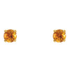 14k Yellow Gold Imitation Citrine Youth Earrings