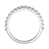 14k White Gold 1/2 CTW Diamond Band, Size 7