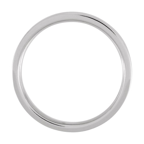 14K White & Rose Gold 4mm Band Size 9