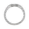 14k White Gold 1/6 CTW Diamond Band Size 6