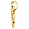 14k Yellow Gold Freeform Pendant