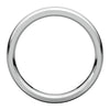 14k White Gold 5mm Comfort Fit Edge Band , Size 8.5