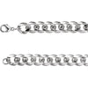 12.3 mm Curb Chain Bracelet in Sterling Silver ( 8.00-Inch )