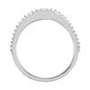 14k White Gold 1/5 CTW Diamond Band , Size 7