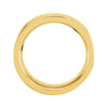 14k Yellow Gold Leaf Design Band, Size 5