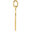 14k Yellow Gold 18mm St. Christopher Medal