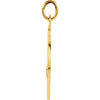 14k Yellow Gold 18mm Round St. Florian Medal