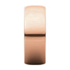 14k Rose Gold 7mm Half Round Light Band, Size 6.5
