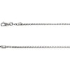 1.75 mm Solid Diamond-Cut Wheat Chain in Sterling Silver ( 18-Inch )