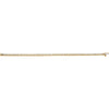 14k Yellow Gold 4 1/2 CTW Diamond Line 7.25" Bracelet