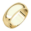 07.00 mm Milgrain Wedding Band Ring in 14k Yellow Gold (Size 11 )