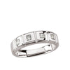 1/4 CTTW Diamond Anniversary Band in 14k White Gold (Size 6 )
