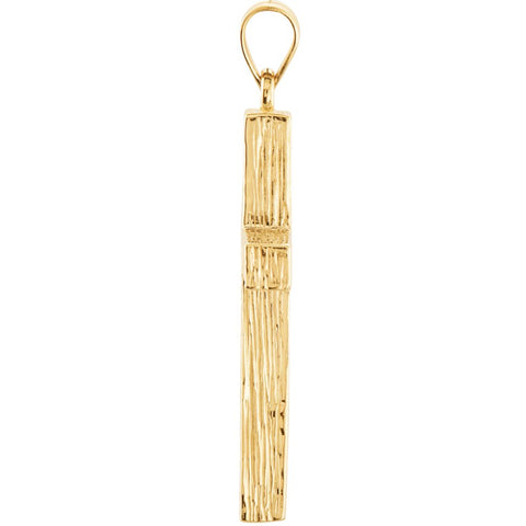 14k Yellow Gold Cross Pendant