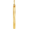 14k Yellow Gold Coin Edge Screw Top Coin Frame Mounting