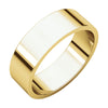 06.00 mm Flat Band in 14K Yellow Gold ( Size 9 )