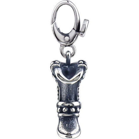 Sterling Silver Cowboy Boot Charm