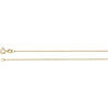 1.0 mm Solid, Bead Chain in 14k Yellow Gold ( 20-Inch )