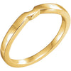 Elegant and Stylish Band for Tulip Set Solitaire in 14K Yellow Gold ( Size 6 ), 100% Satisfaction Guaranteed.