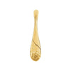 14K Yellow Gold Hammered Teardrop Pendant