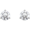 14k White Gold 3/4 CTW Diamond Earrings