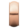 14k Rose Gold 8mm Milgrain Band, Size 7