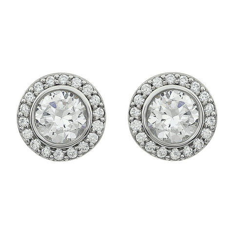 Sterling Silver Cubic Zirconia Earrings