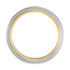 14K White & Yellow Gold .025 CTW Diamond 6mm Band Size 11