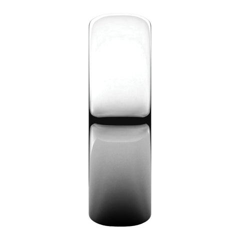 Sterling Silver 6mm Half Round Band, Size 6