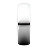 Continuum Sterling Silver 6mm Half Round Band, Size 8.5