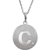 18 Inch 0.005 ct. Diamond Necklace in Sterling Silver