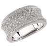 3/4 CTTW Diamond Anniversary Band in 14k White Gold (Size 6 )