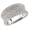 3/4 CTTW Diamond Anniversary Band in 14k White Gold (Size 6 )