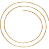 1.0 mm Round, Snake Chain in 14k Yellow Gold ( 24-Inch )