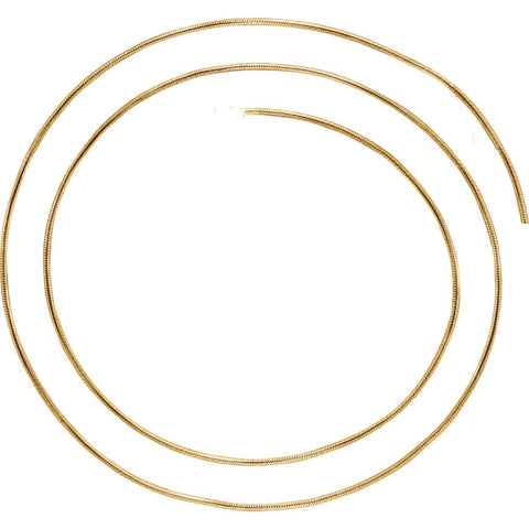 1.0 mm Round, Snake Chain in 14k Yellow Gold ( 20-Inch )