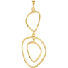 Open Silhouette Dangle Pendant in 14K Yellow Gold