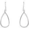 Sterling Silver Pear Shaped Earrings