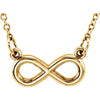 14K Yellow Gold Infinity 18-Inch Necklace