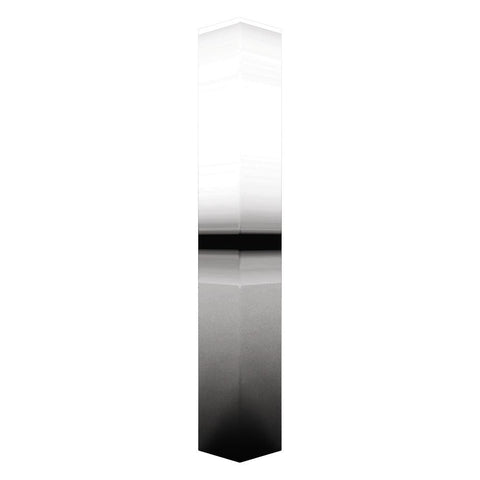 14k White Gold 4mm Knife Edge Comfort Fit Band, Size 11
