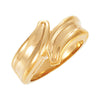 Metal Fashion Ring in 14k White Gold ( Size 6 )