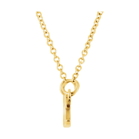 14k Yellow Gold "Amore" 16.25" Necklace