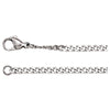 Stainless Steel Diamond Cut Curb Chain with Lobster Clasp ( 18.00-Inch )